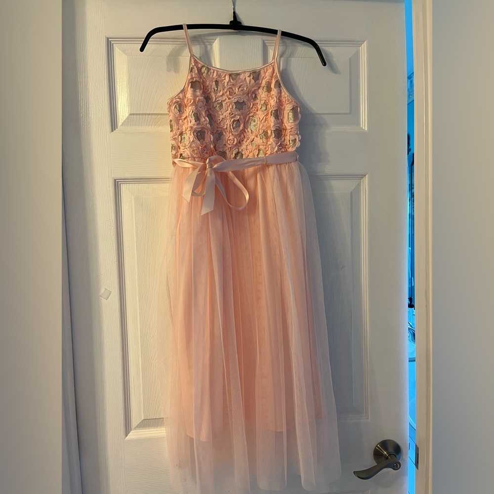 Blush Pink&Violet Formal Dress